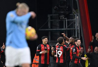 Bournemouth 2-1 Man City: Champions shocked as Premier League title race takes dramatic turn