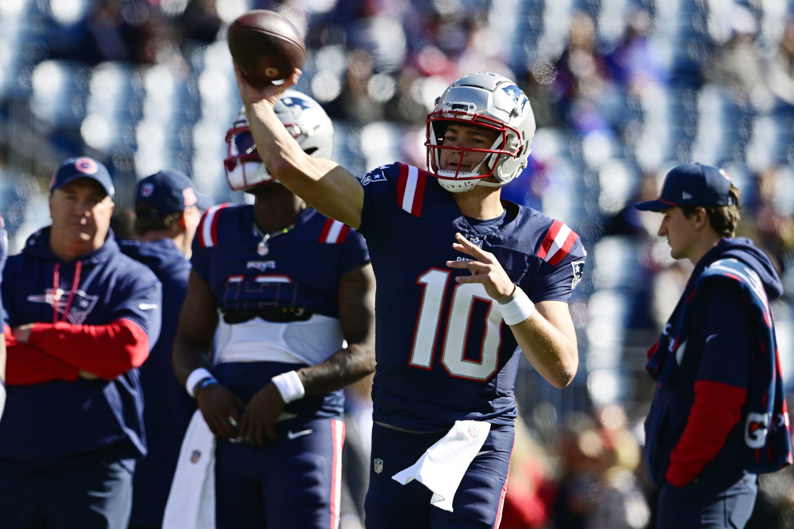 Patriots make decision on QB Drake Maye’s game status…