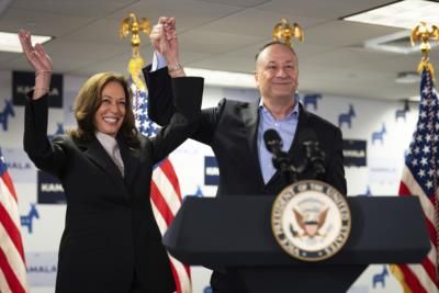 Doug Emhoff Votes For Kamala Harris In Historic Moment