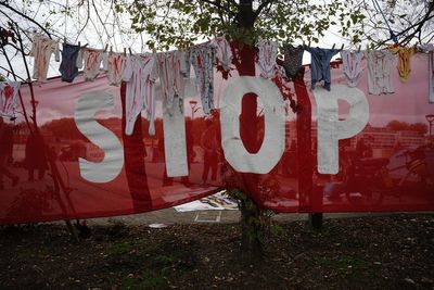 Police probe suspected hate crime after paint thrown on north London building