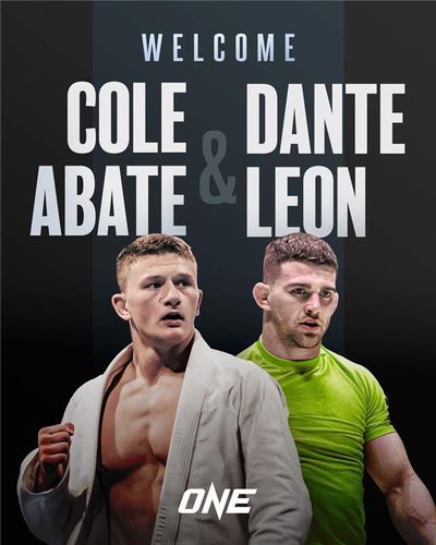 ONE Championship Welcomes Submission Superstars Cole Abate and Dante Leon