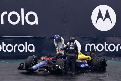 Albon to miss Brazilian GP after qualifying crash