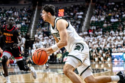 MSU F Frankie Fidler talks Spartans’ preparation for regular season tipoff next week