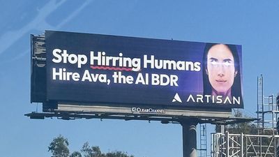 These bizarre AI billboards are a dystopian nightmare