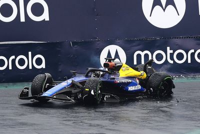 Alex Albon withdrawn from Brazil GP after massive crash in qualifying