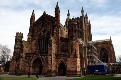 Man arrested after woman raped in grounds of Hereford Cathedral