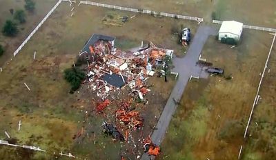 Severe storms in Oklahoma injure at least 11 people and leave thousands without power