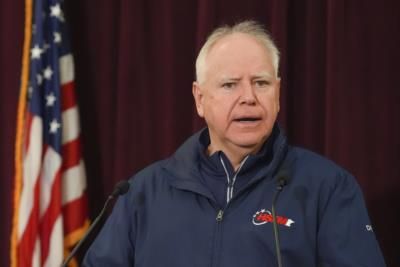 Minnesota Gov. Tim Walz Rallies Volunteers In Georgia