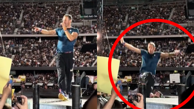 Coldplay’s Chris Martin Fell Through A Trap Door During Melbourne Show, Just Like Olivia Rodrigo