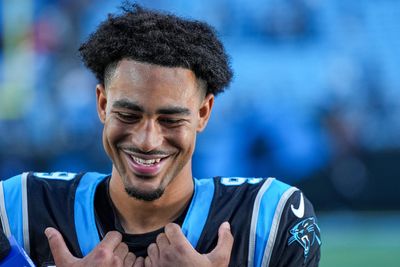 Panthers QB Bryce Young talks about his victorious Week 9 start