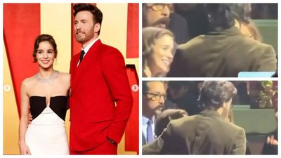 Chris Evans and Alba Baptista make rare appearance together at 'Red One' premiere in Berlin - WATCH