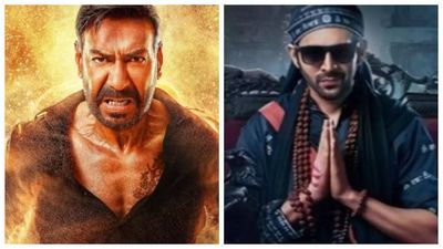 'Singham Again' and 'Bhool Bhulaiyaa 3' off to a good start on first Monday; early shows cross Rs 2.5 crore