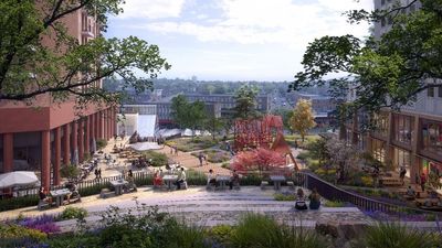 Plans for a £1.3 billion revamp of Lewisham shopping centre with urban meadow on the roof submitted today