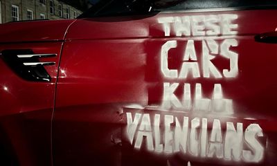 Edinburgh activists target SUVs in solidarity with Spain’s flood victims