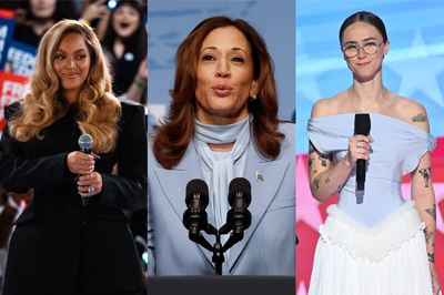 The 15 best looks from the Democrat campaign: From Kamala's power suits to Beyonce's office siren attire