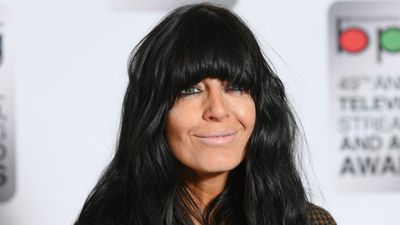 Claudia Winkleman's black boucle minidress is the ultimate Christmas party outfit inspiration