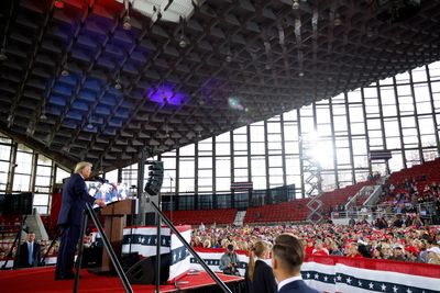 Footage Appears to Show Many Empty Seats at Trump North Carolina Rally on Day Before Election