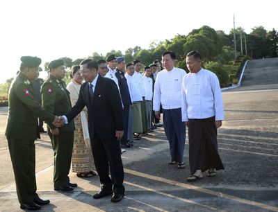 Myanmar military government chief on first visit to ally China since coup