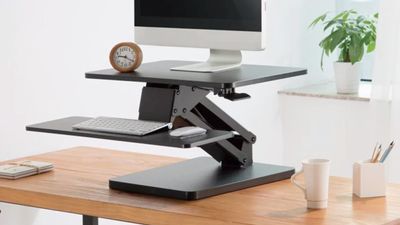 How to convert a normal desk to a standing desk for less than $100