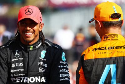 Martin Brundle dismisses ‘potshot’ claim over Lewis Hamilton and Lando Norris