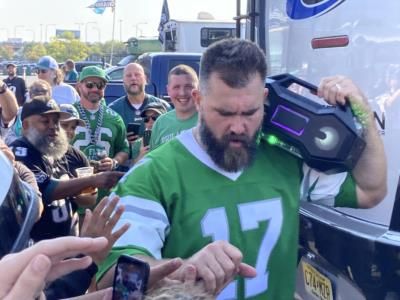 Jason Kelce Apologizes For Phone Spiking Incident