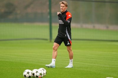 Martin Odegaard returns to full training for Arsenal