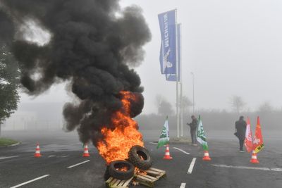 'Black Day': French Workers Protest Michelin Plans To Close Two Plants