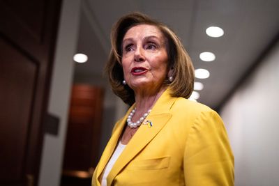 Pelosi hits back at Trump's "B"-word jab