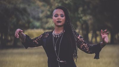 "The bondage video was overwhelming. You’re tied up, you can’t free yourself." Oceans Of Slumber singer Cammie Beverly on horror movies, her 'Roman Empire' and THAT music video