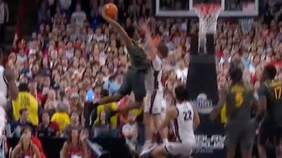 Gonzaga Blew Out Baylor, but Mark Few’s Son Got Viciously Dunked on in Garbage Time