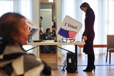 Mother-Daughter Duo Vote Together In Historic Election Moment