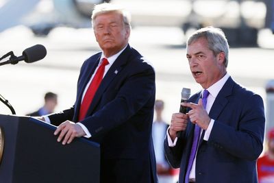 Farage claims ‘a lot more Trump signs on lawns’ as he visits US for election