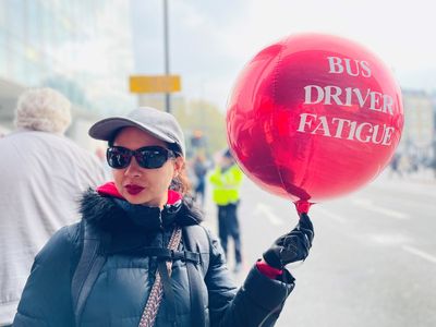 Give us a break! London bus drivers protest at lack of toilets, rest breaks and 'sweltering' cabs