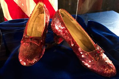 Judy Garland’s ruby slippers from Wizard of Oz up for auction two decades after they were stolen