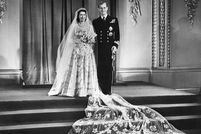 Slice of Queen and Prince Philip’s wedding cake sells for more than £2,000