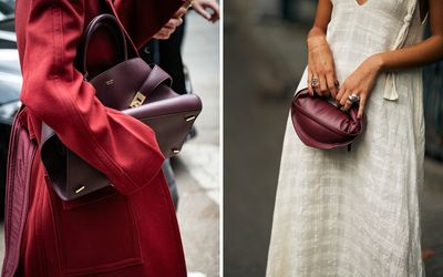 Best burgundy bags that will go with your autumnal outfits