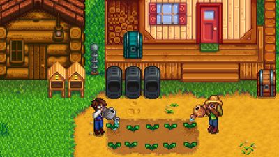 Stardew Valley's latest update added a 'secret, experimental mobile multiplayer' mode, and you have to use the Konami code on a bunch of leaves to unlock it