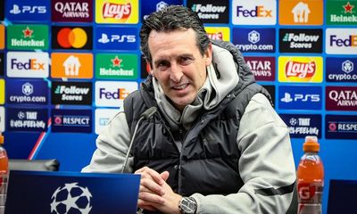 Unai Emery sets Aston Villa target of Champions League top-eight place