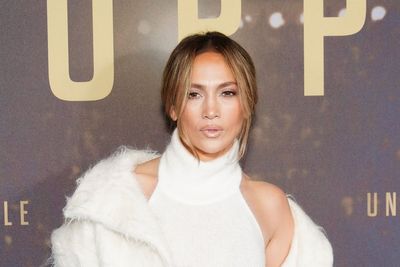 Jennifer Lopez turns up for Leicester Square screening in all-white ensemble