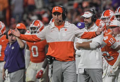 Dabo Swinney was blocked from voting and jokingly blamed it on Clemson’s loss to Louisville