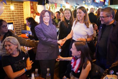 UK-based Democrats gather at London bar to support Kamala Harris