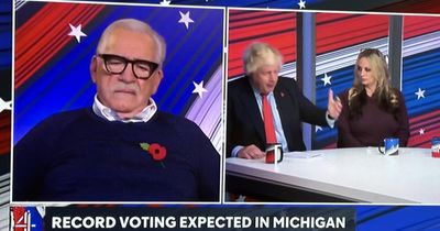 Brian Cox glares at Boris Johnson in Channel 4 face off over ‘monster’ Donald Trump