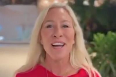 Marjorie Taylor Greene re-elected to Georgia House seat, posts triumphant video from Mar-a-Lago