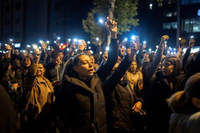 Police fire tear gas at Serbians protesting deadly station roof collapse