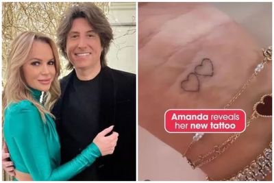 Amanda Holden reveals she has got her first tattoo but husband Chris Hughes hates it