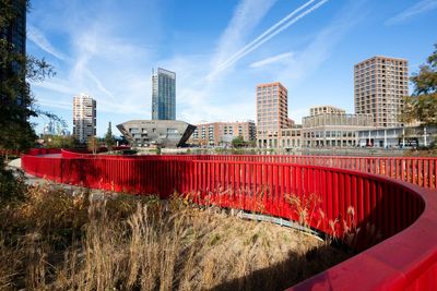 Security patrols to stop cyclists riding over bridge at £3.3bn east London development