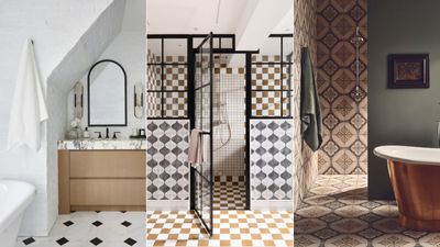 Should you match your bathroom floor and wall tiles? Experts weigh in on the best way to design your scheme