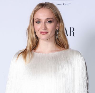 Sophie Turner's Icy White Fringe Mini Dress Says Winter Is Coming