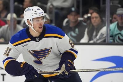 St. Louis Blues' Dylan Holloway Escapes Serious Injury