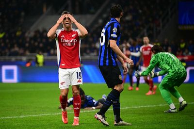 Arsenal player ratings vs Inter: Leandro Trossard out of form as Kai Havertz wastes good chance